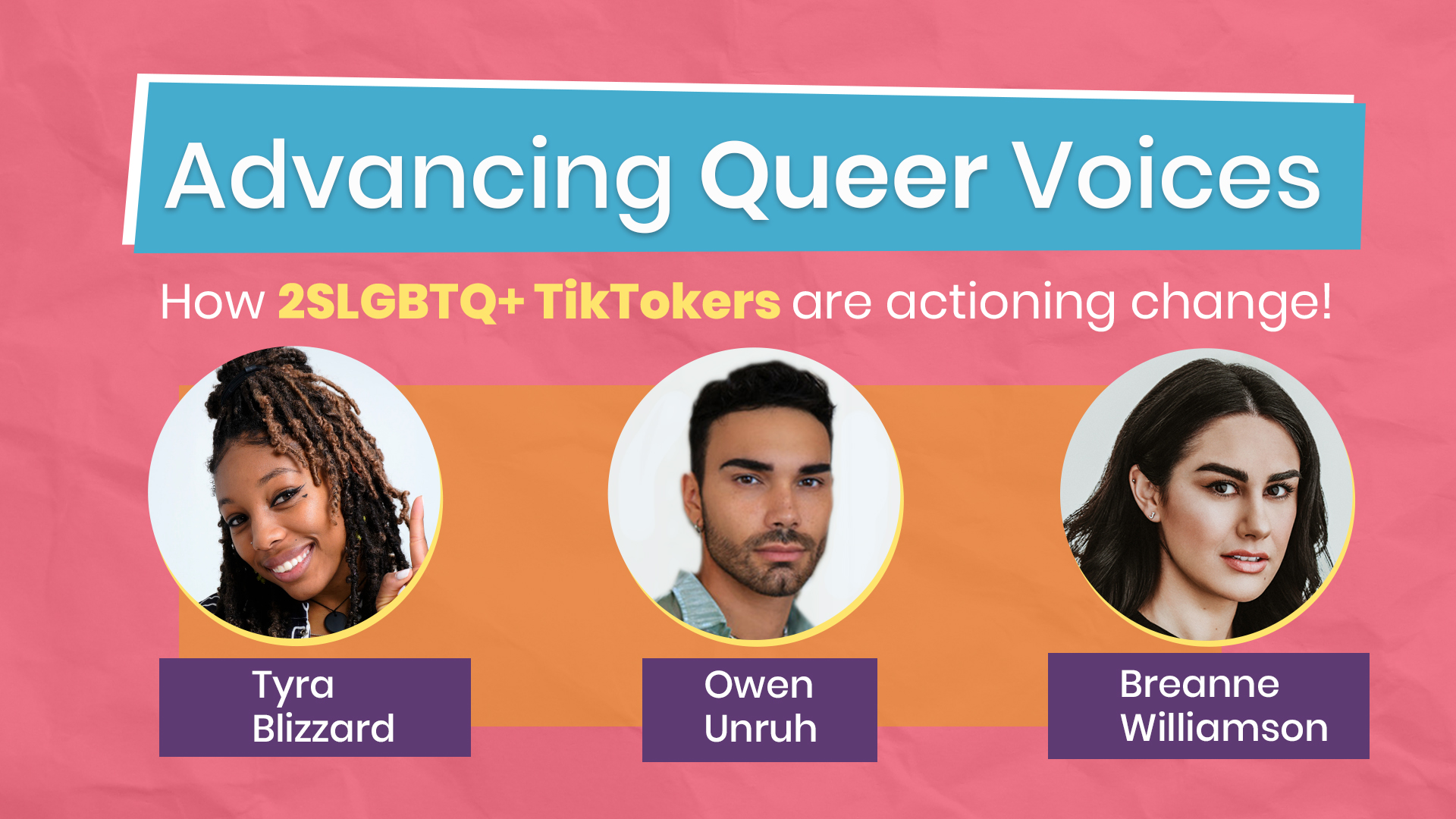 Advancing Queer Voices banner