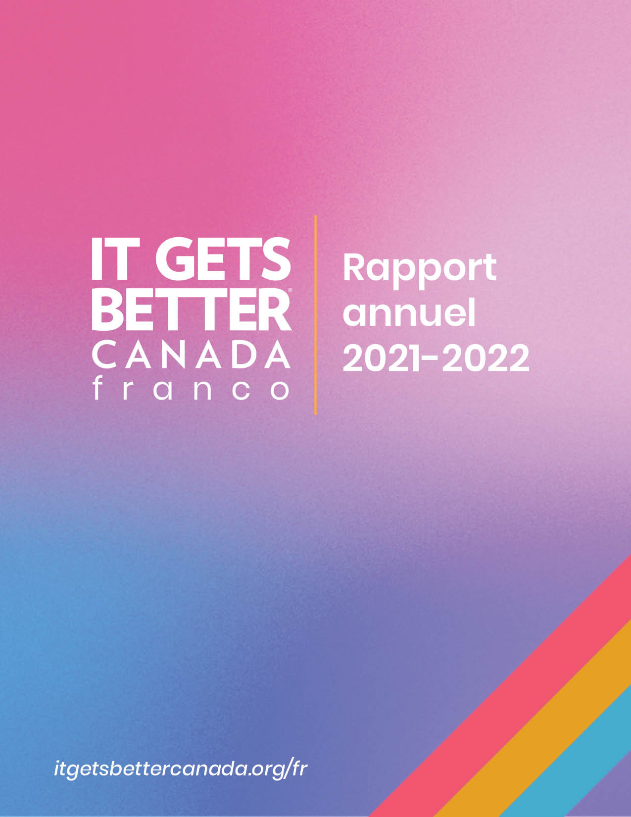 2021-2022 It Gets Better Canada Annual Report Cover