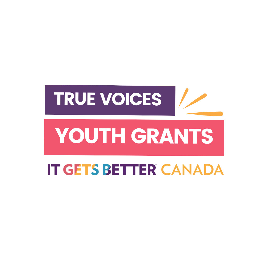 True Voices Youth Grants. It Gets Better Canada logo